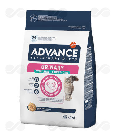 AVET CAT URINARY LOW CAL STERILIZED 7,5 KG