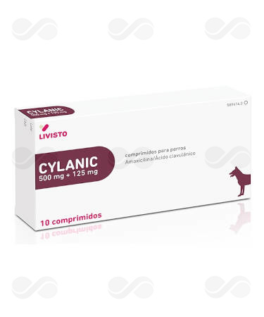 CYLANIC 500/125 MG 10 COMP