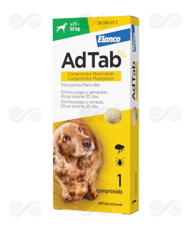 ADTAB 450 MG 1 COMP MASTICABLE PERROS >11-22 KG