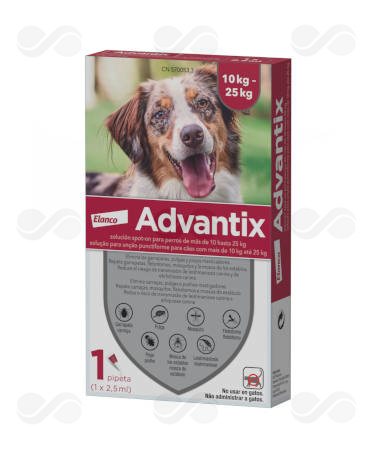 ADVANTIX 1 PIP x 2,5 ML (10-25 KG)