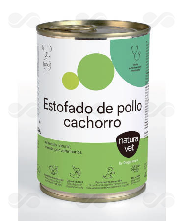 NATURA VET DOG CACHORRO ESTOFADO POLLO 400 GR