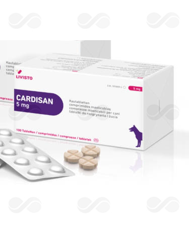 CARDISAN 5 MG 100 COMPRIMIDOS