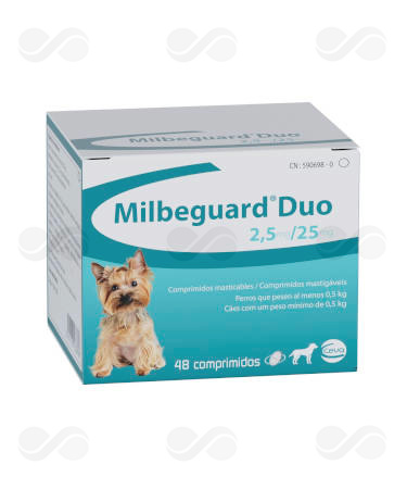 MILBEGUARD DUO PERRO 2,5/25 48 COMP