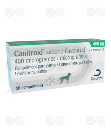 CANITROID SABOR 400 MCG 50 COMPRIMIDOS
