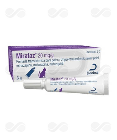 MIRATAZ 20 MG/G 3 GR POMADA GATOS
