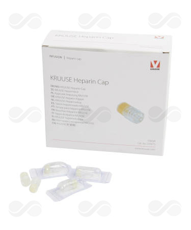 TAPON C/HEPARINA P/CATETER ESTERIL KRUUSE 100 UDS