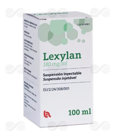 LEXYLAN 180 MG/ML SUSP INY 100 ML BOV PERRO GATO
