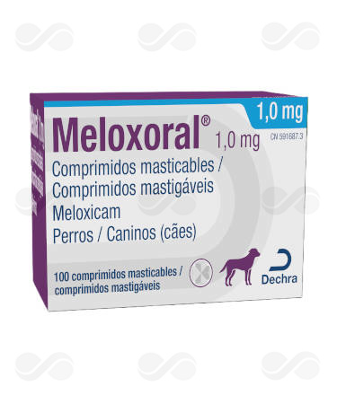 MELOXORAL 1 MG 100 COMP MASTICABLES PERRO