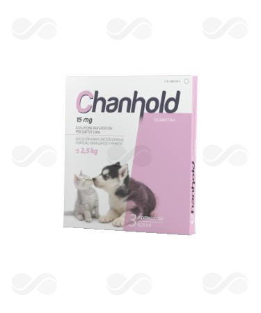 CHANHOLD 15 MG 3 PIP PERRO GATO XS