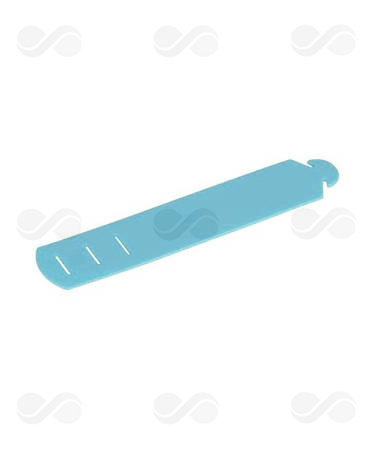 PULSERA PLASTICA P/PATA OVINO AZUL 15 x 3 CM