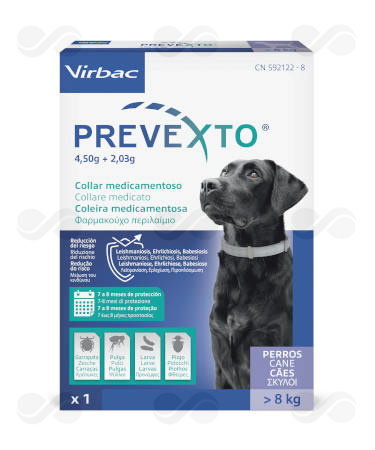 PREVEXTO 70 CM PERROS > 8 KG COLLAR 1 UD