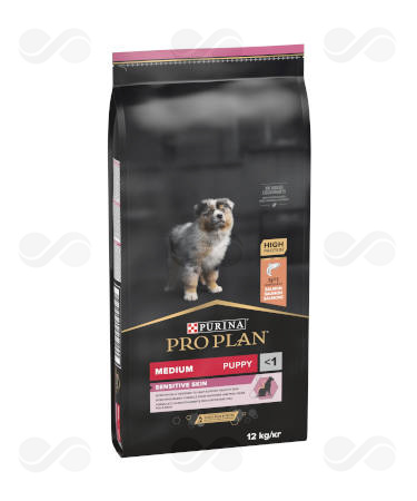 PPDOG PUPPY MEDIUM SKIN SALMON 12 KG