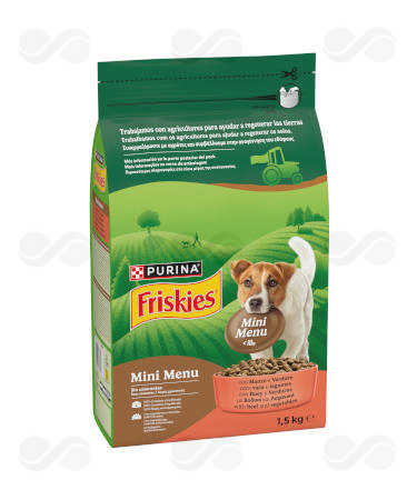 FRISKIES DOG MINI MENU BUEY 1.5 KG