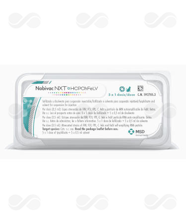 NOBIVAC NXT HCPCH FELV 5 x 1 DS